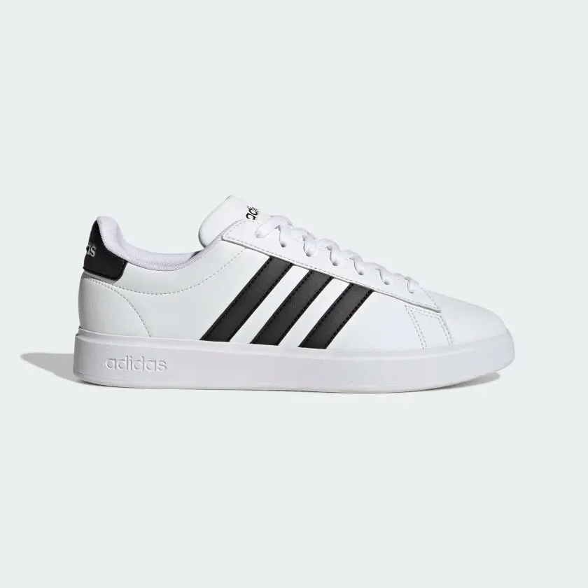 Adidas scarpa sneakers da uomo Grand Court 2.0 GW9195 bianco-nero