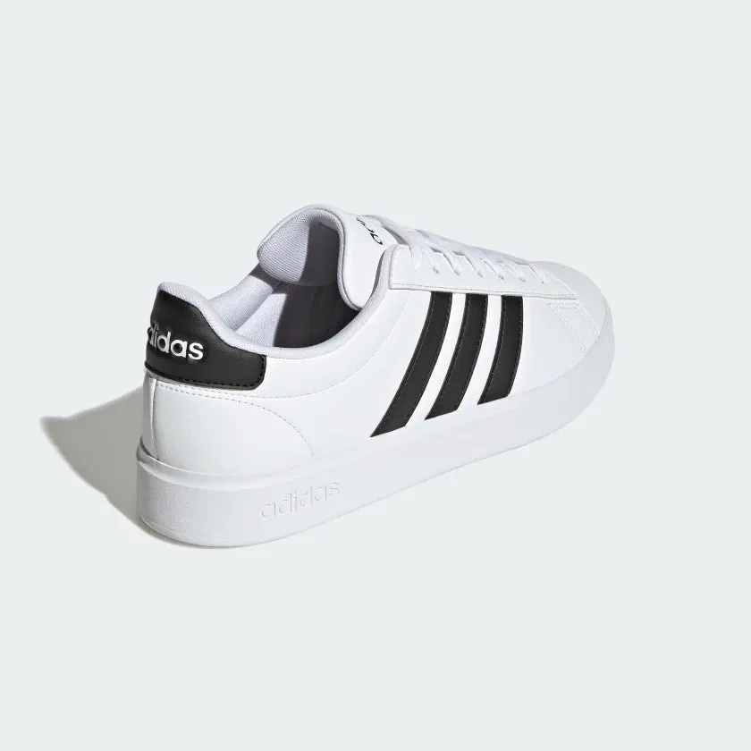 Adidas scarpa sneakers da uomo Grand Court 2.0 GW9195 bianco-nero