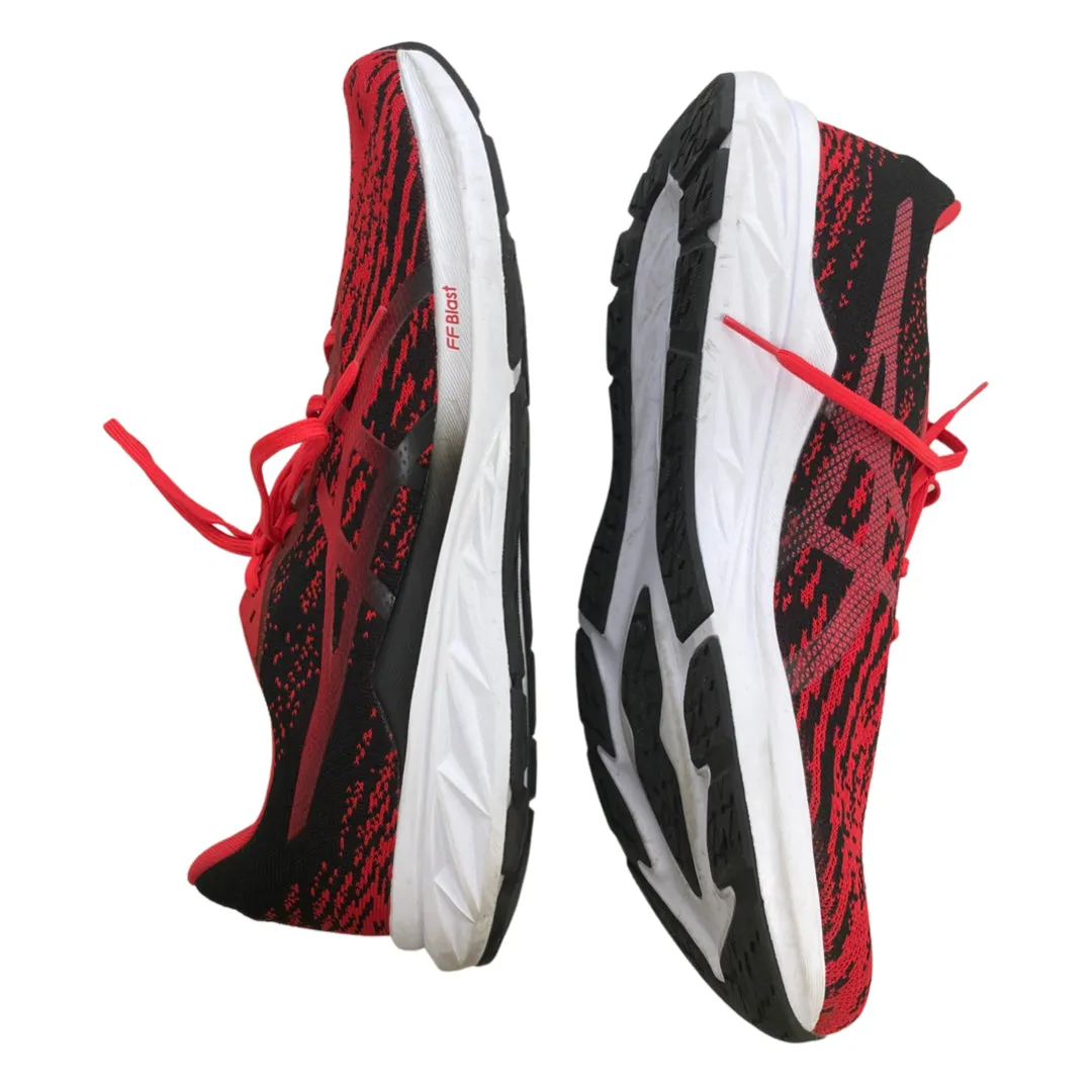 ASICS RED/BLACK DYNA BLAST 2 RUNNING SNEAKERS SIZE 14