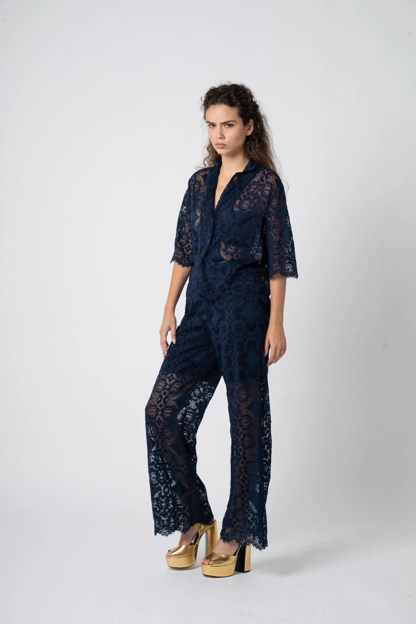 Astrid  Almost Famous Button Blouse