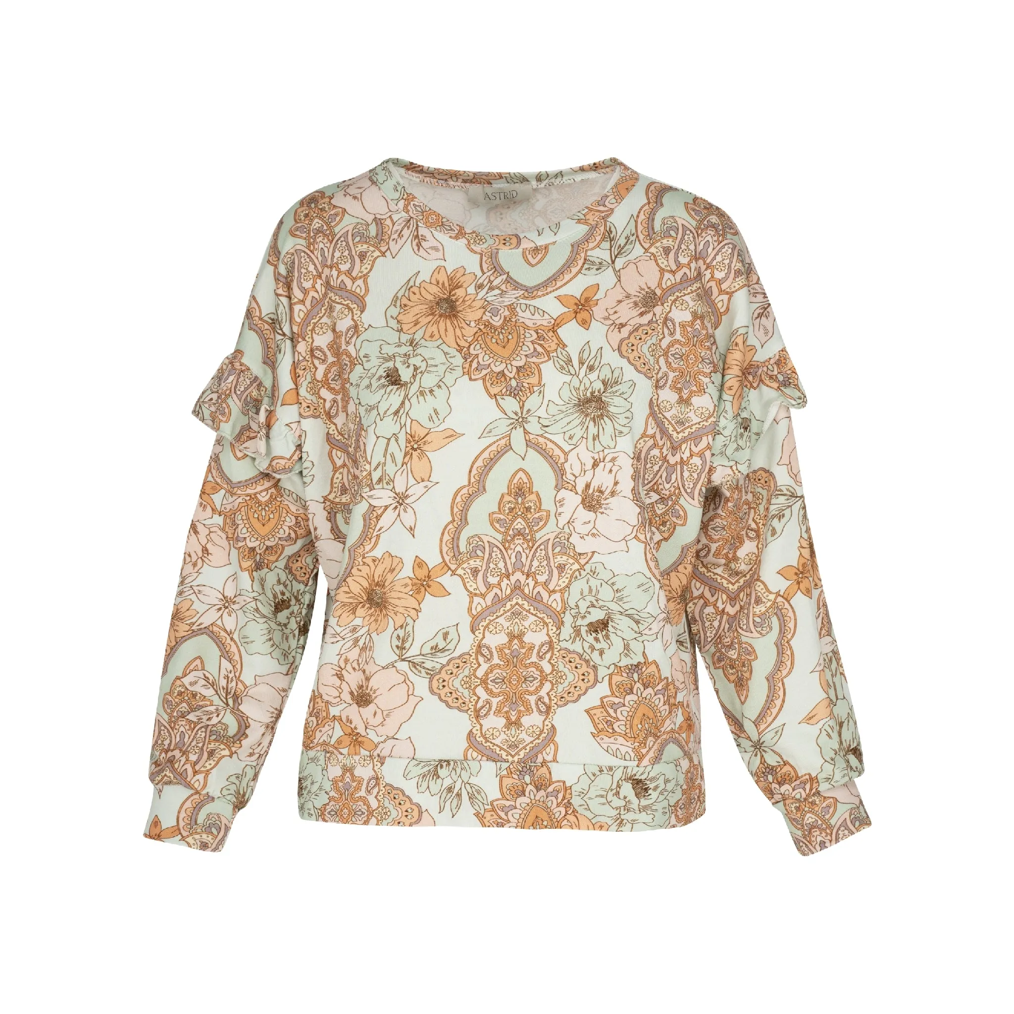 Astrid  Layover Ruffle Top
