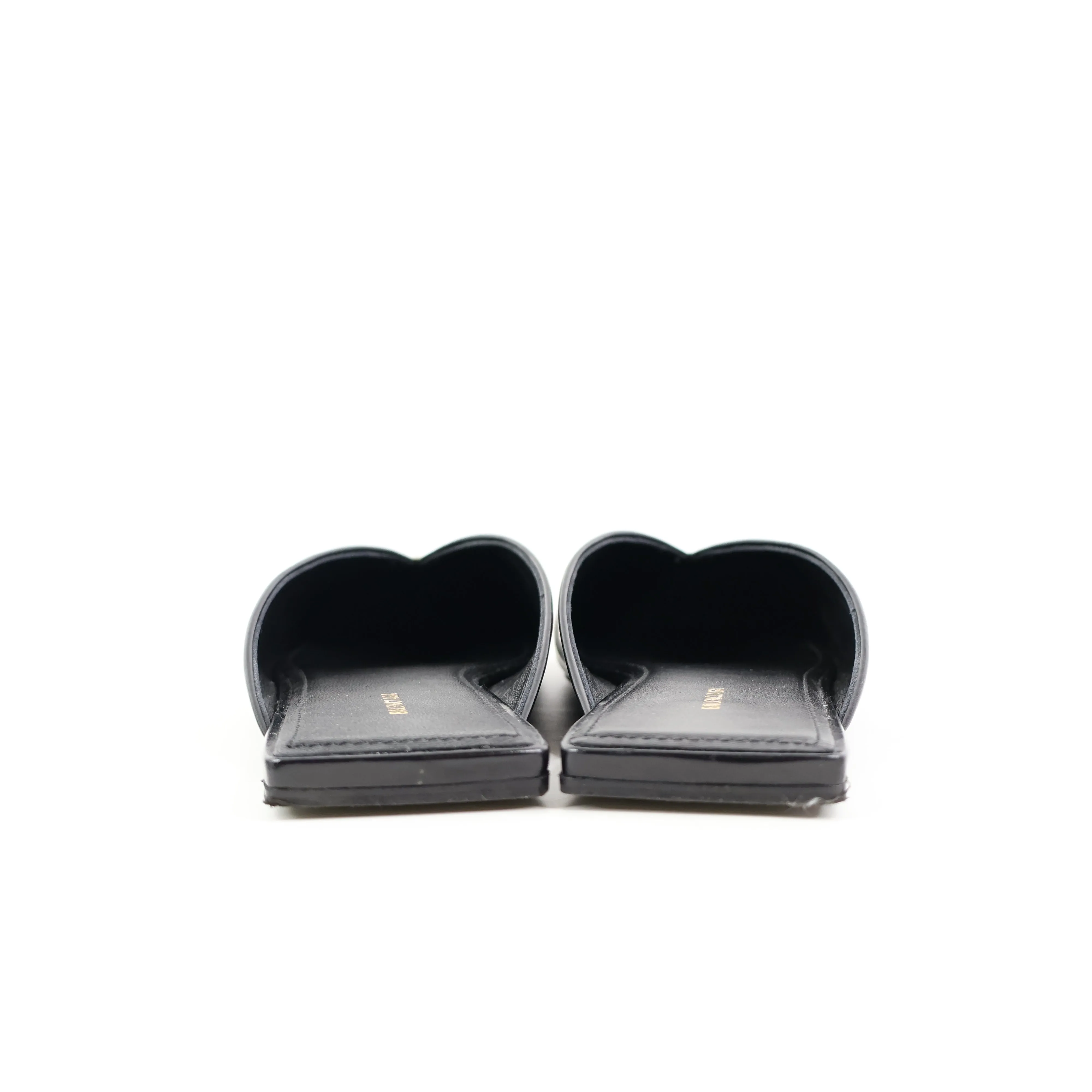 Balenciaga Sandals Black Big Logo 36