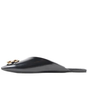Balenciaga Sandals Black Big Logo 36