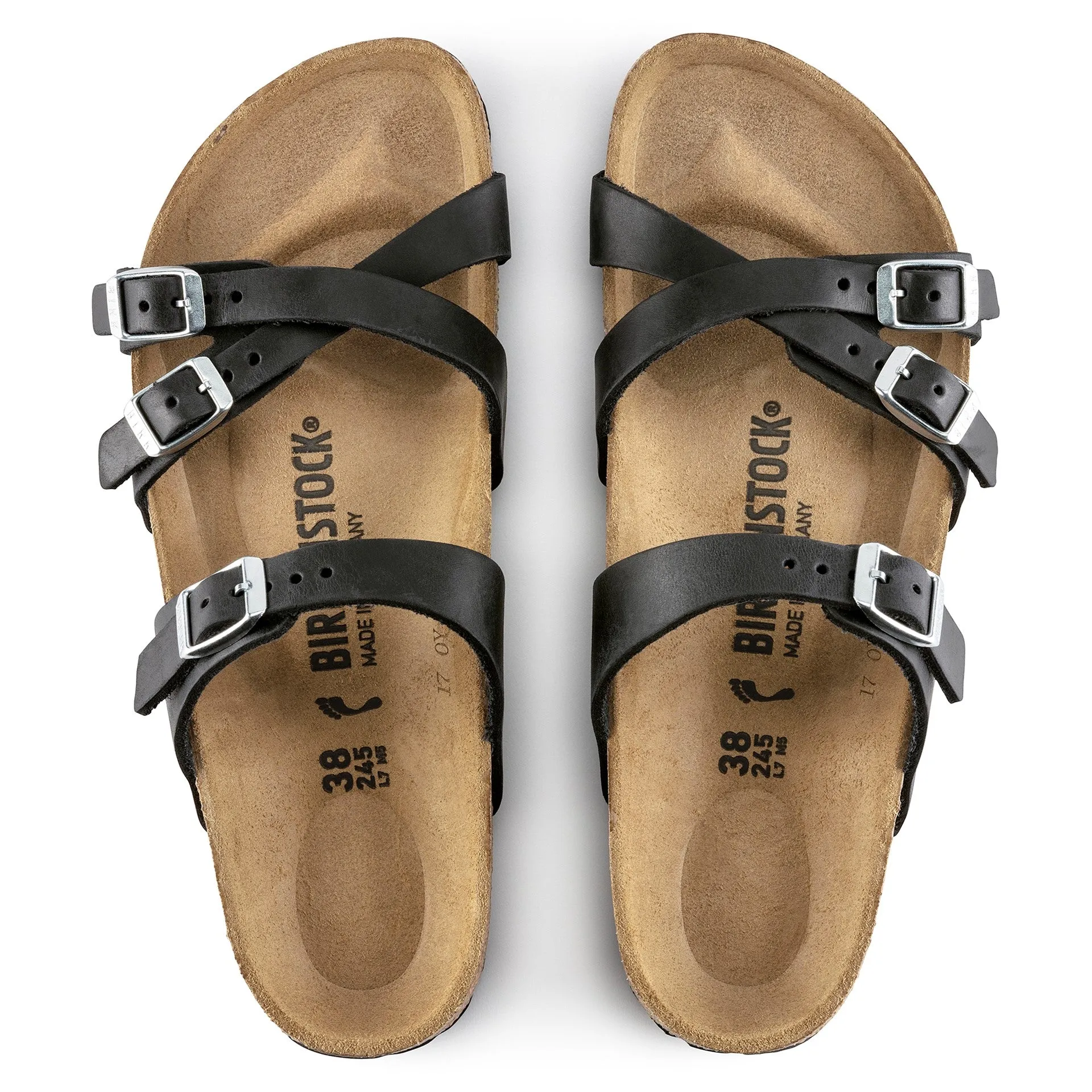 Birkenstock Womens Franca Sandal Black