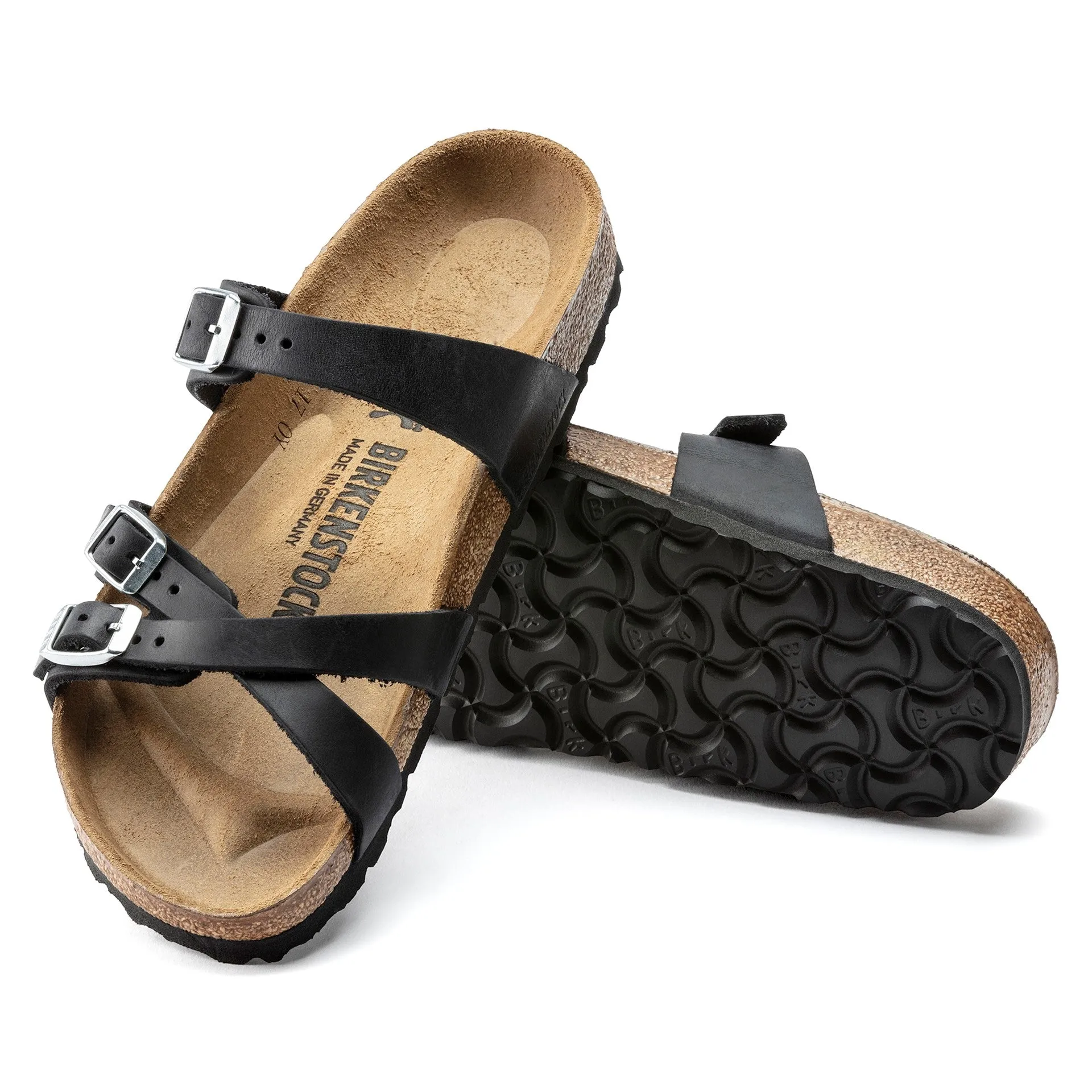 Birkenstock Womens Franca Sandal Black