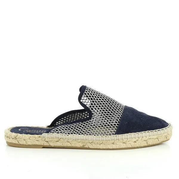 Calzanor 9410PO Navy Slide Espadrilles