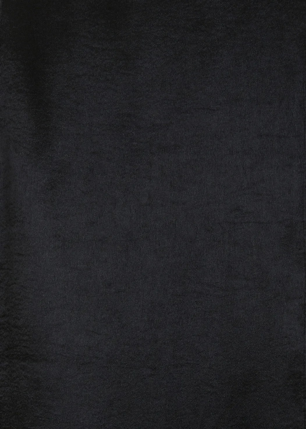 Celeste Midi Satin Skirt - Black