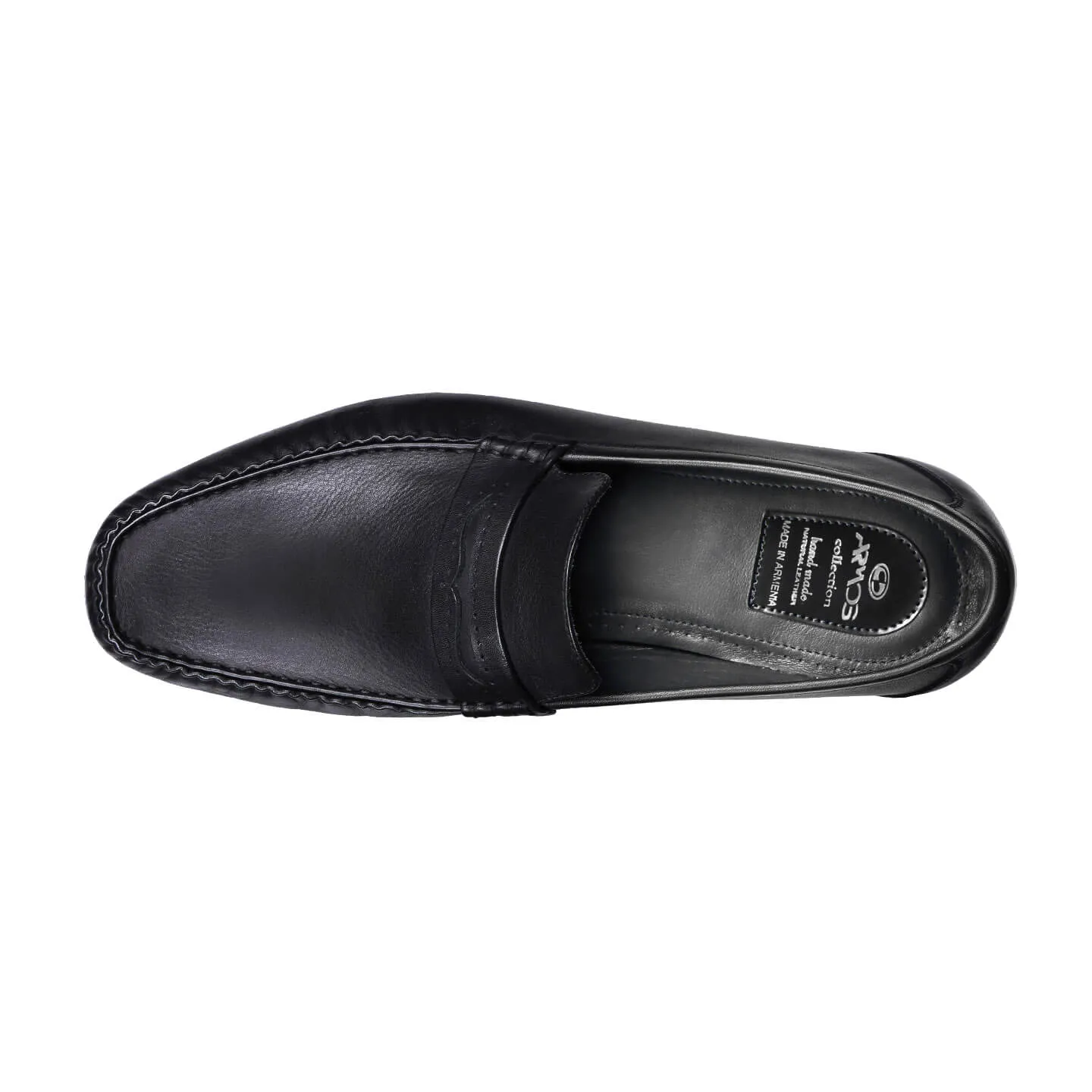 Classic black moccassins