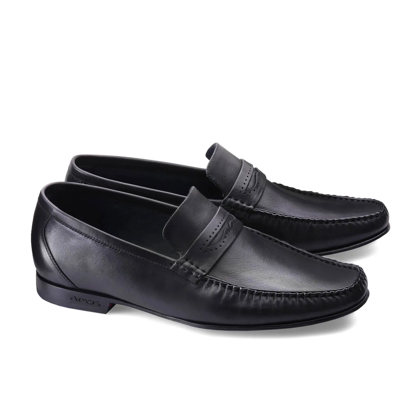 Classic black moccassins