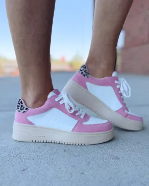 Corkys Pregame Sneaker in Pink