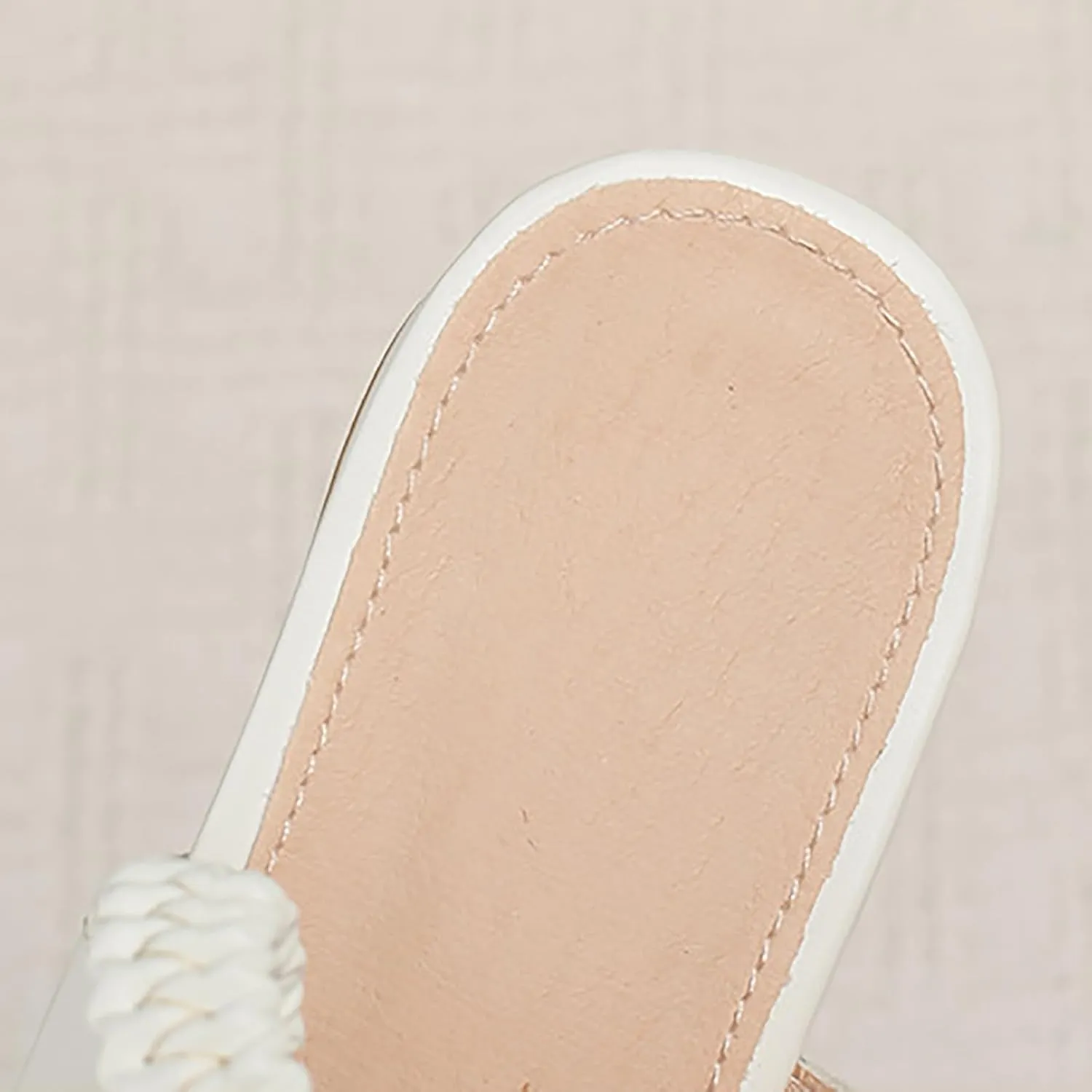 Girl's Baby Toddler Sandals Girls Sandals Soft Sole Lace Shoes Comfortable Non Slip Beach Shoes Elastic Band White Fairy Children's Summer Non Slip Cork Glitter Toddler Slippers
