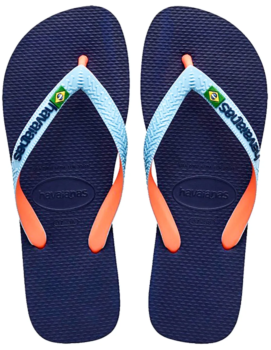 Havaianas Brasil Mix In Navy Multi For Men