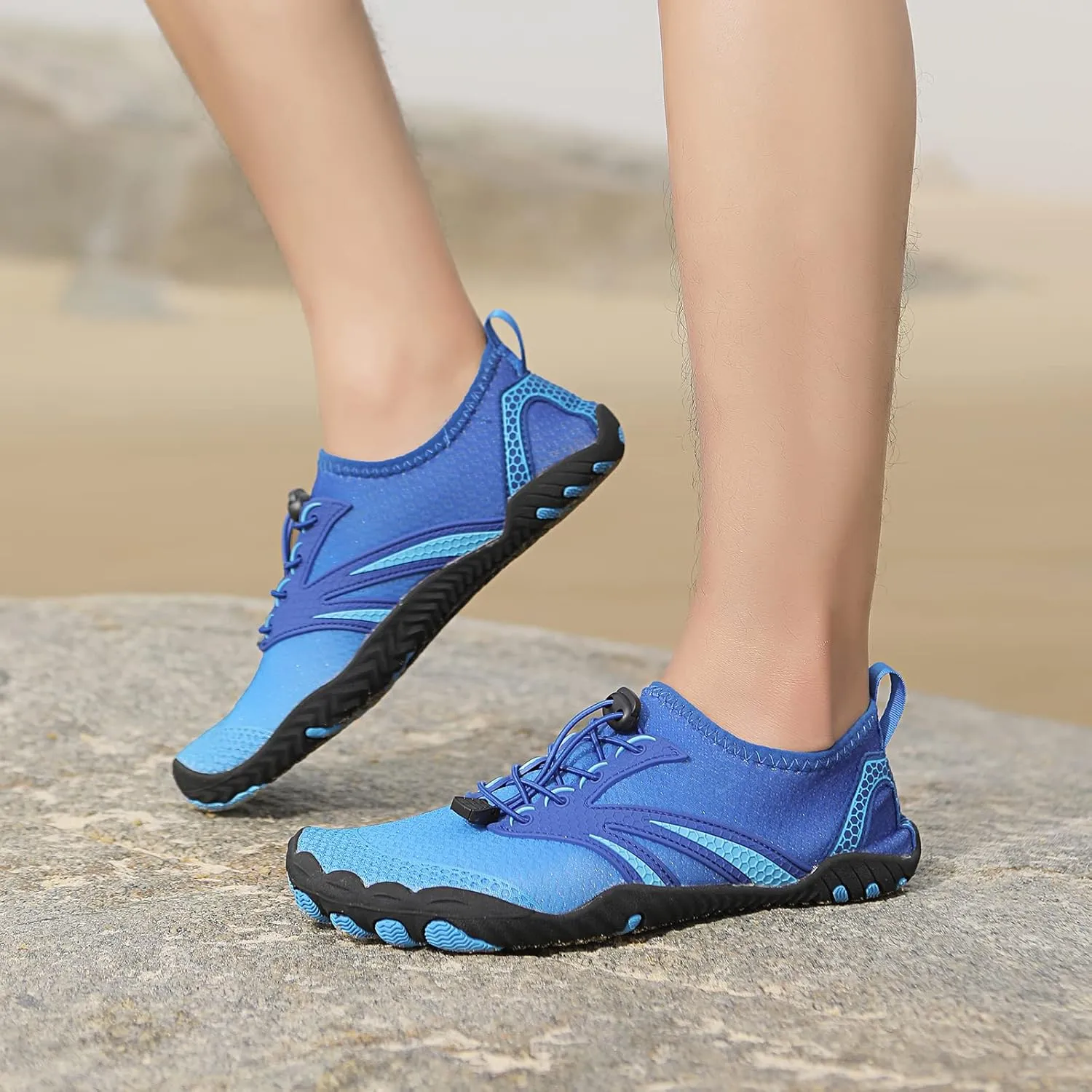 Hike Barefoot Shoes for Women Men, Water Shoes with Wide Toe Box, Non-Slip & Quick Dry Breathable Beach Pool Aqua Swim Surf Walking Shoes
