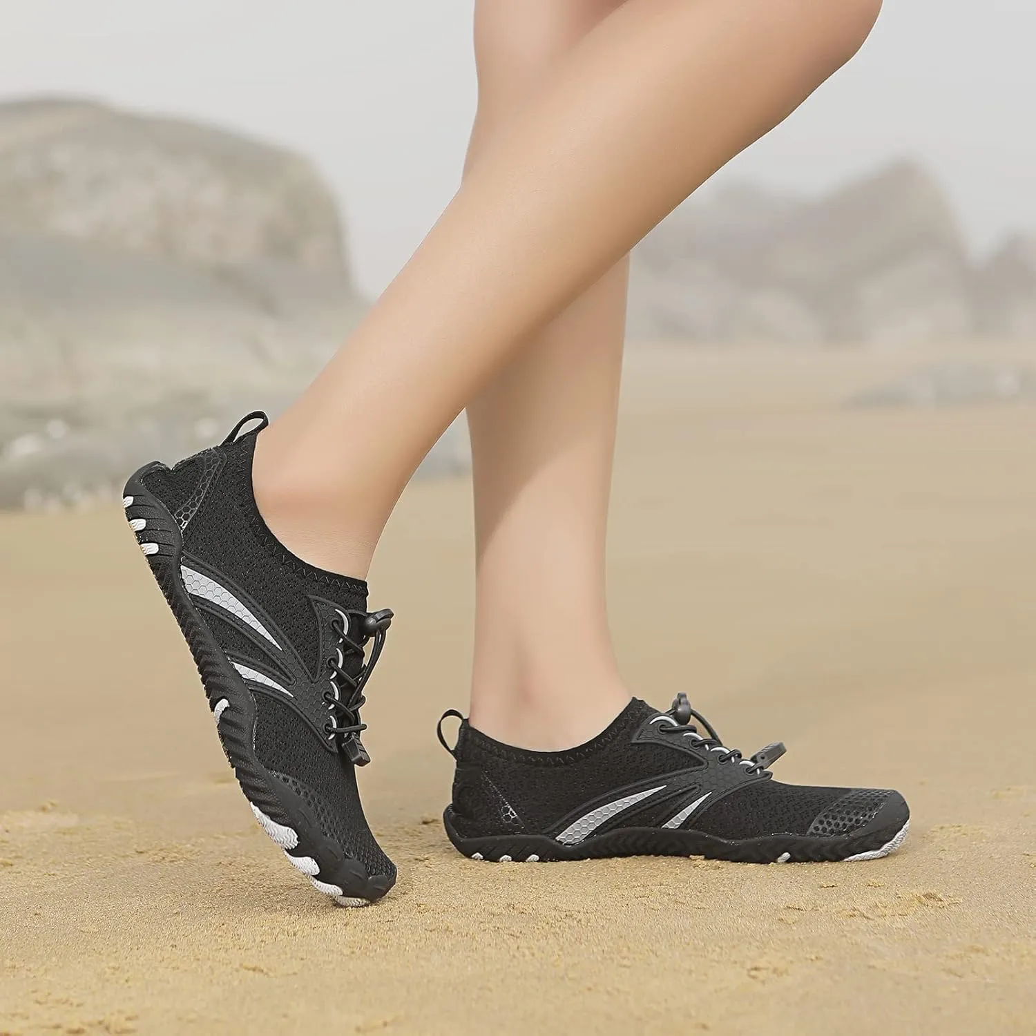 Hike Barefoot Shoes for Women Men, Water Shoes with Wide Toe Box, Non-Slip & Quick Dry Breathable Beach Pool Aqua Swim Surf Walking Shoes
