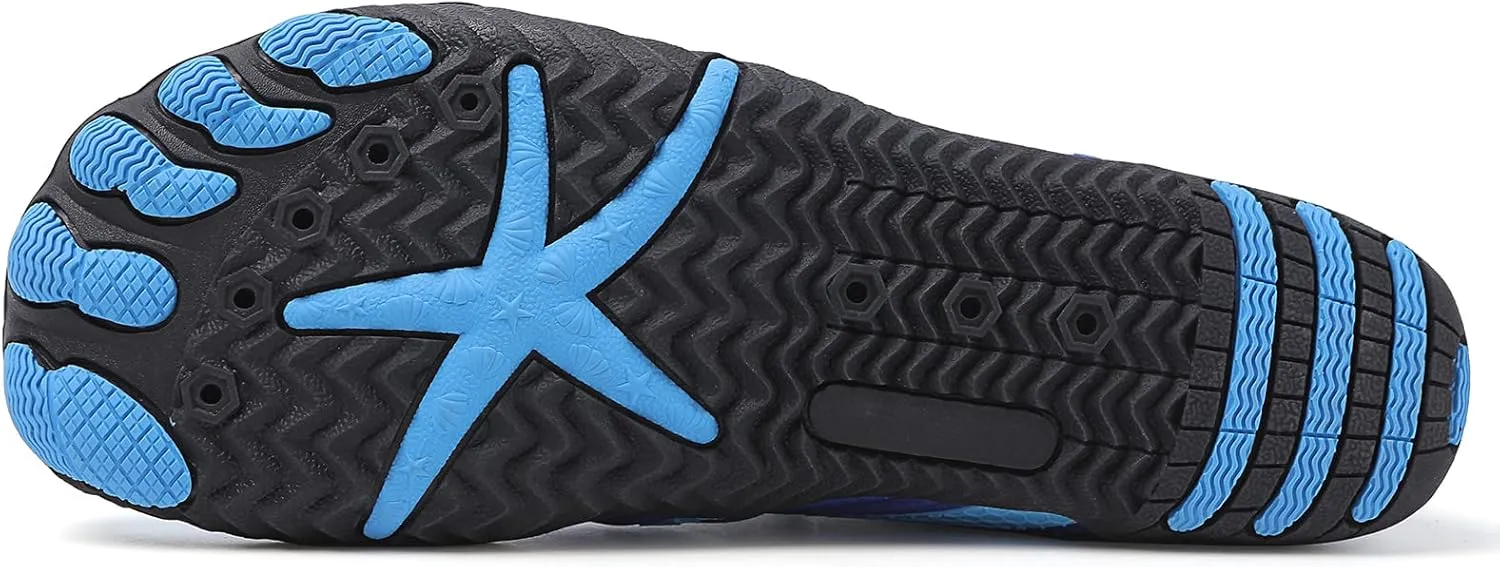 Hike Barefoot Shoes for Women Men, Water Shoes with Wide Toe Box, Non-Slip & Quick Dry Breathable Beach Pool Aqua Swim Surf Walking Shoes