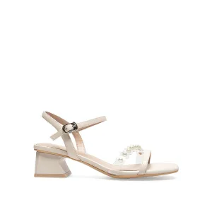 Hollowed Out Cow Leather Sandals