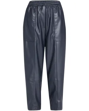 Ink Vegan Leather Trouser