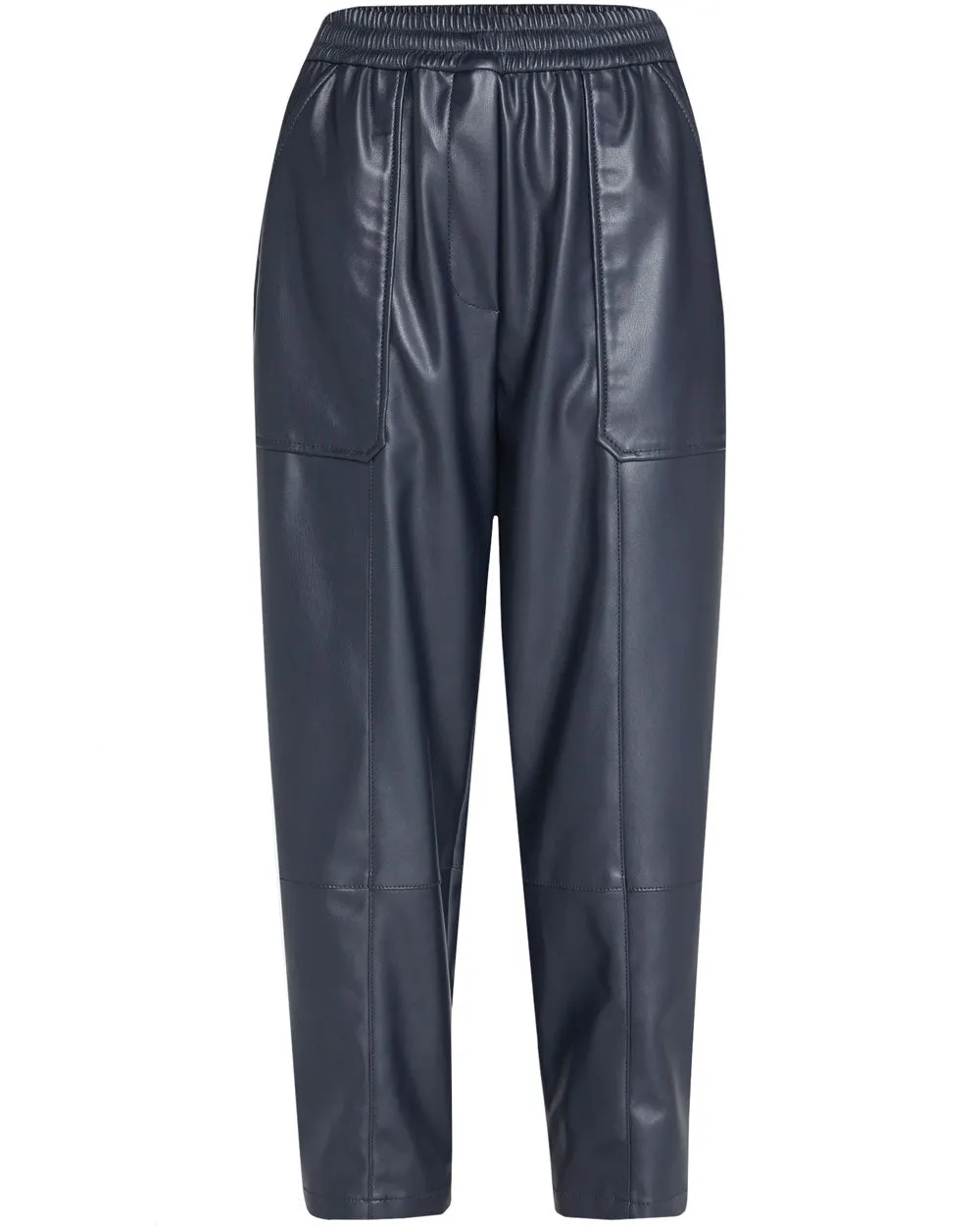 Ink Vegan Leather Trouser