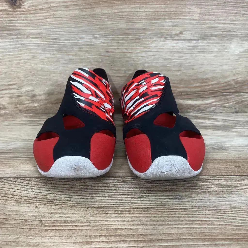 Jordan Flare 'Black University Red' Sandals sz 1Y
