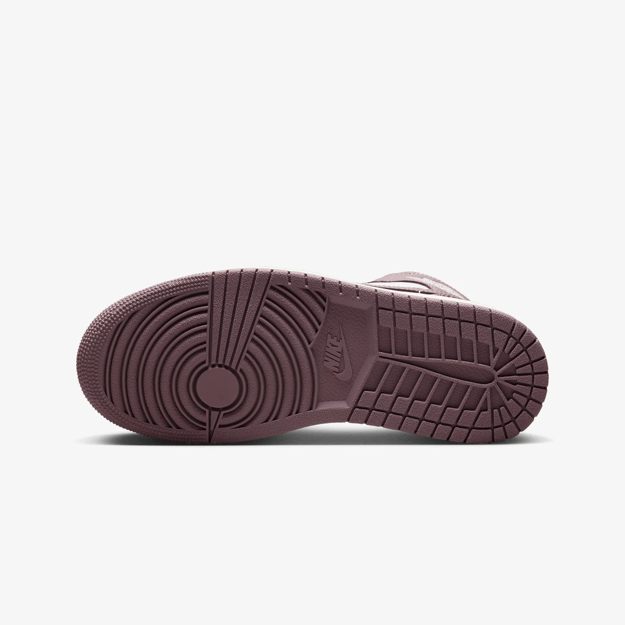Jordan | WMN'S AIR JORDAN 1 MID  { PURE PLATINUM/SKY J MAUVE-SAIL