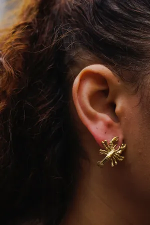 Lobster Earrings - Goud