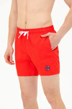 Mens Swimwear Red