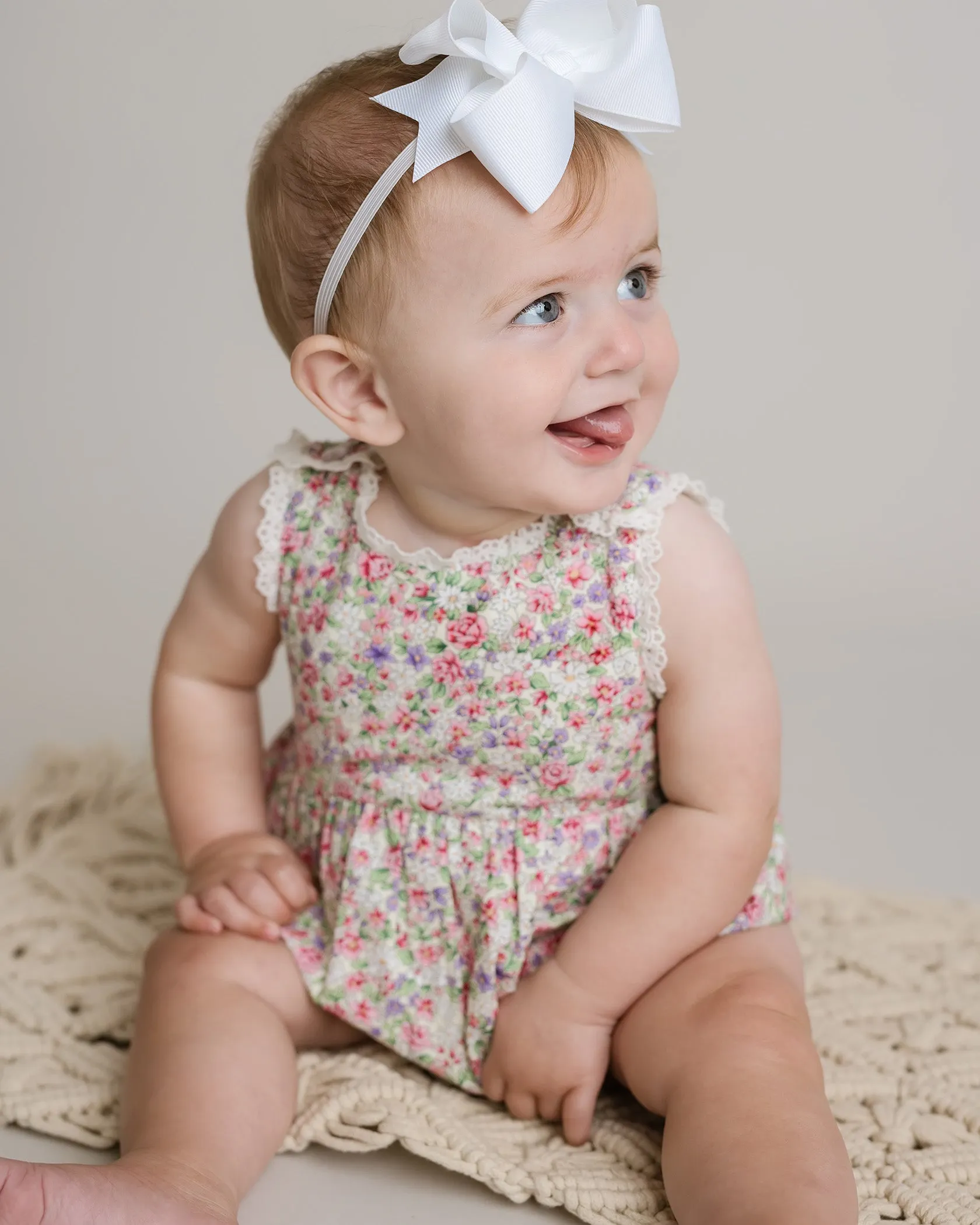 Mila Sleeveless Bubble Romper