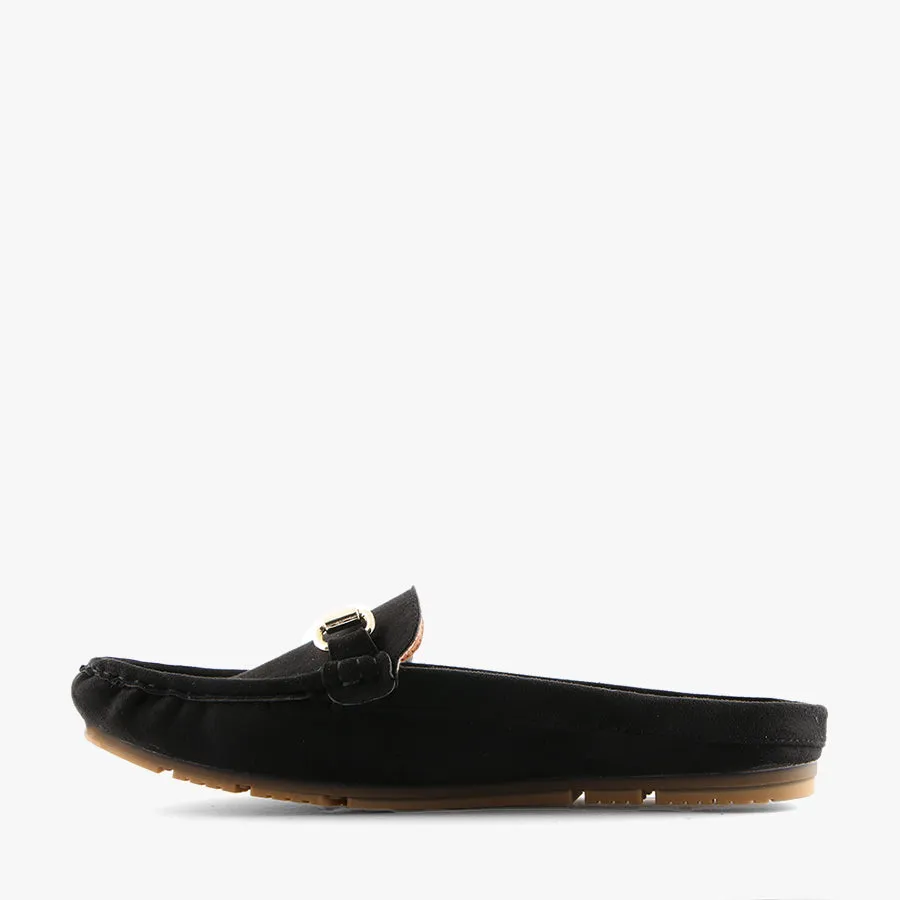 NAT BLACK SUEDE
