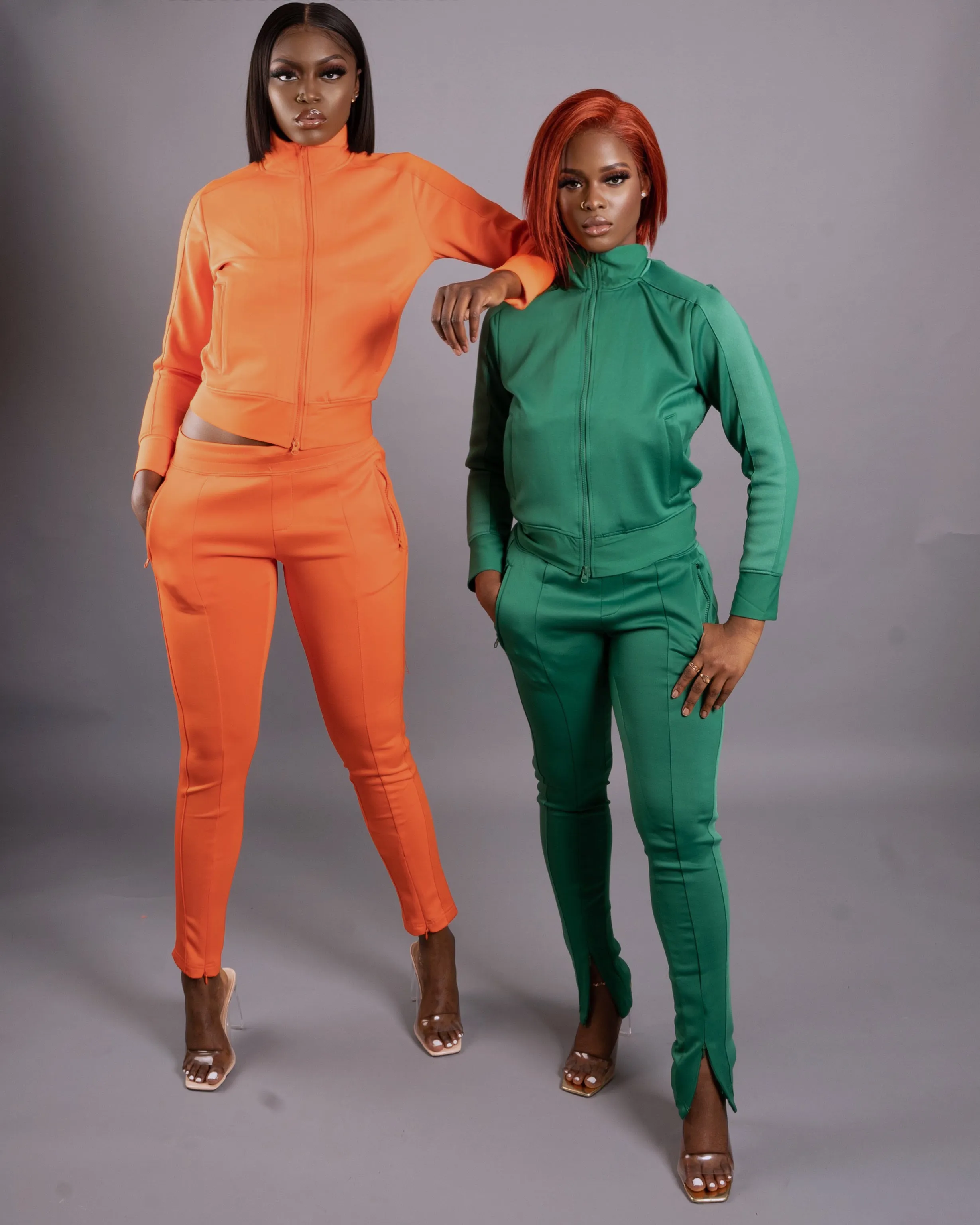 On The Go Pant Set || Hunter Green