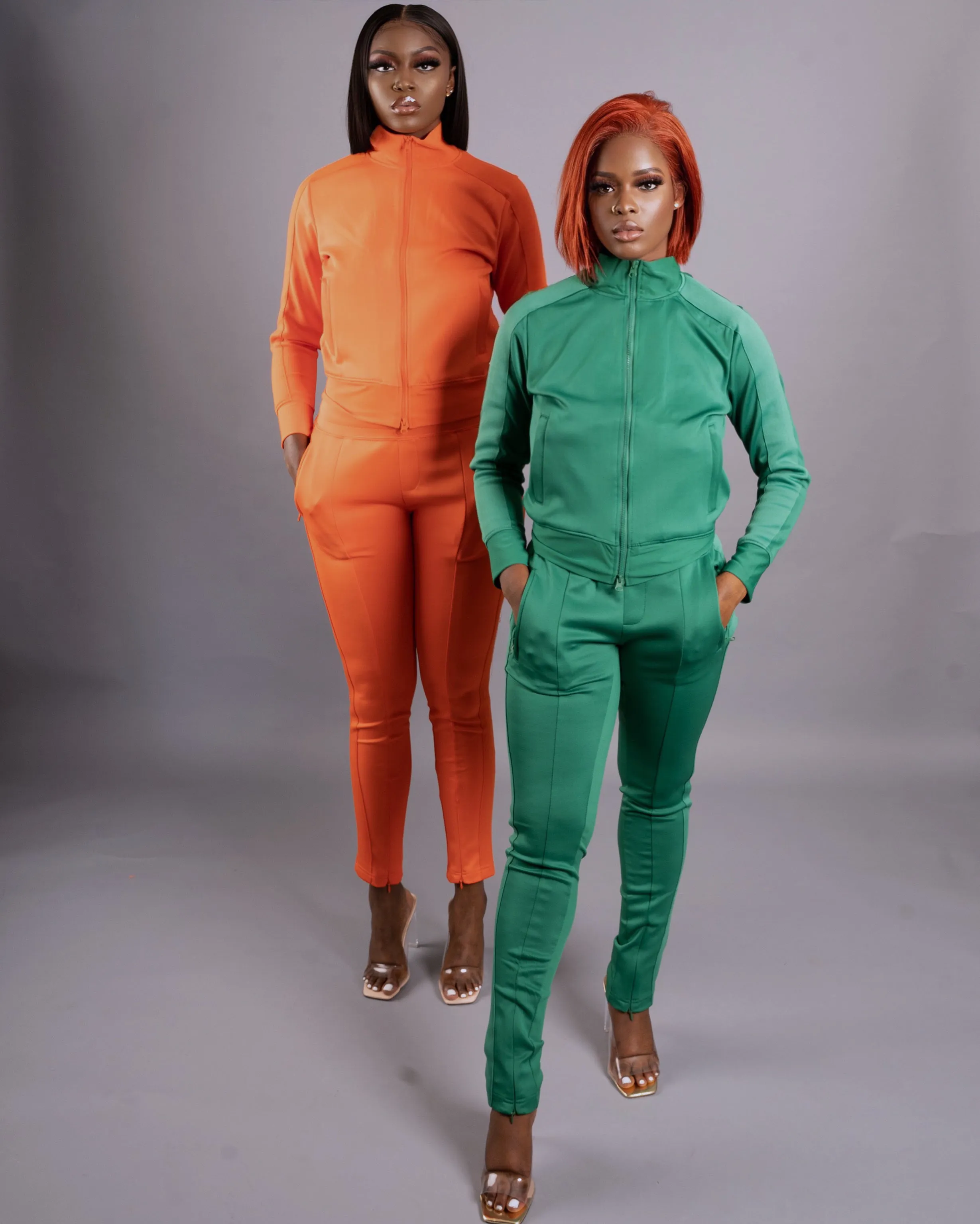 On The Go Pant Set || Hunter Green