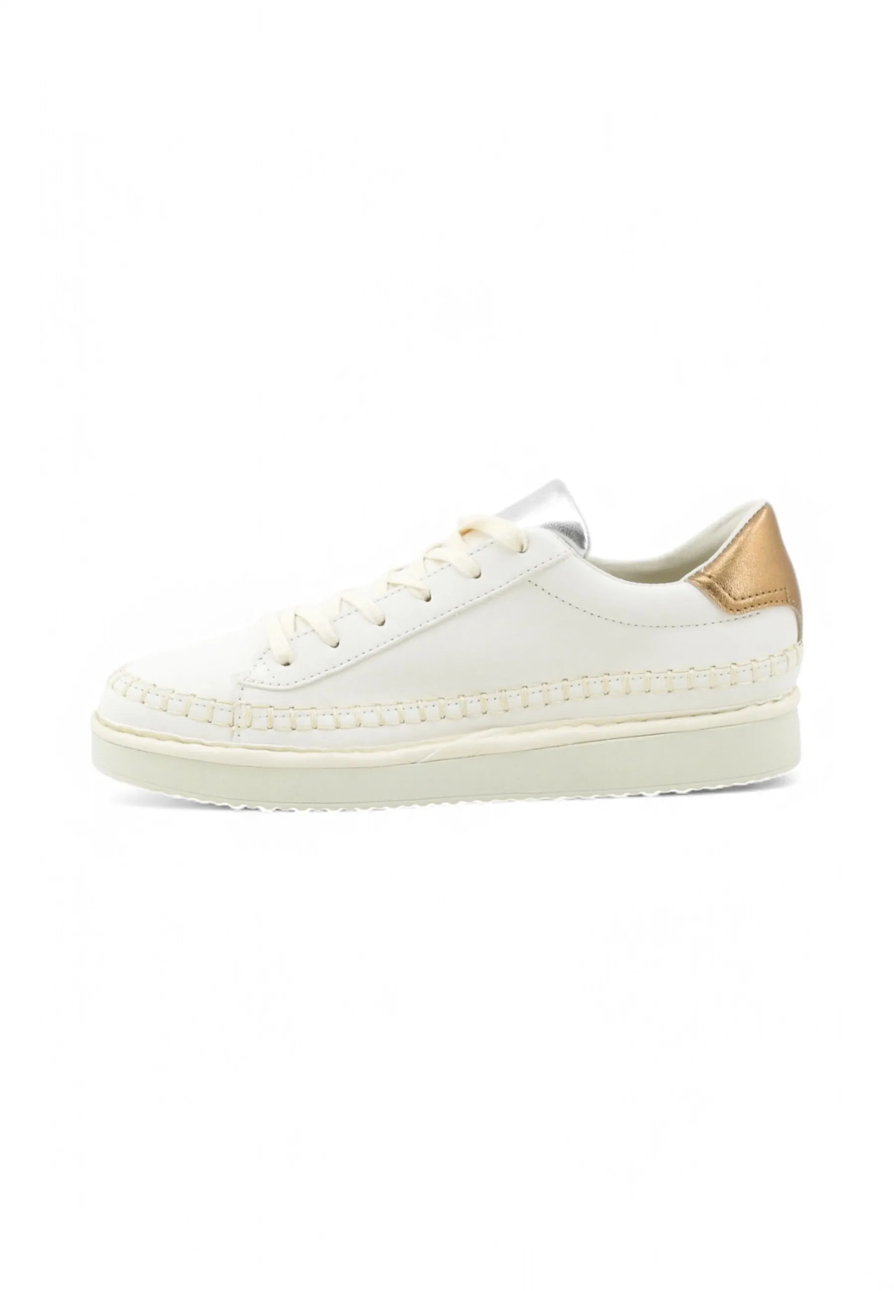 PAN CHIC Sneakers Donna Bianco Oro Argento P01W019-01533053-PE25