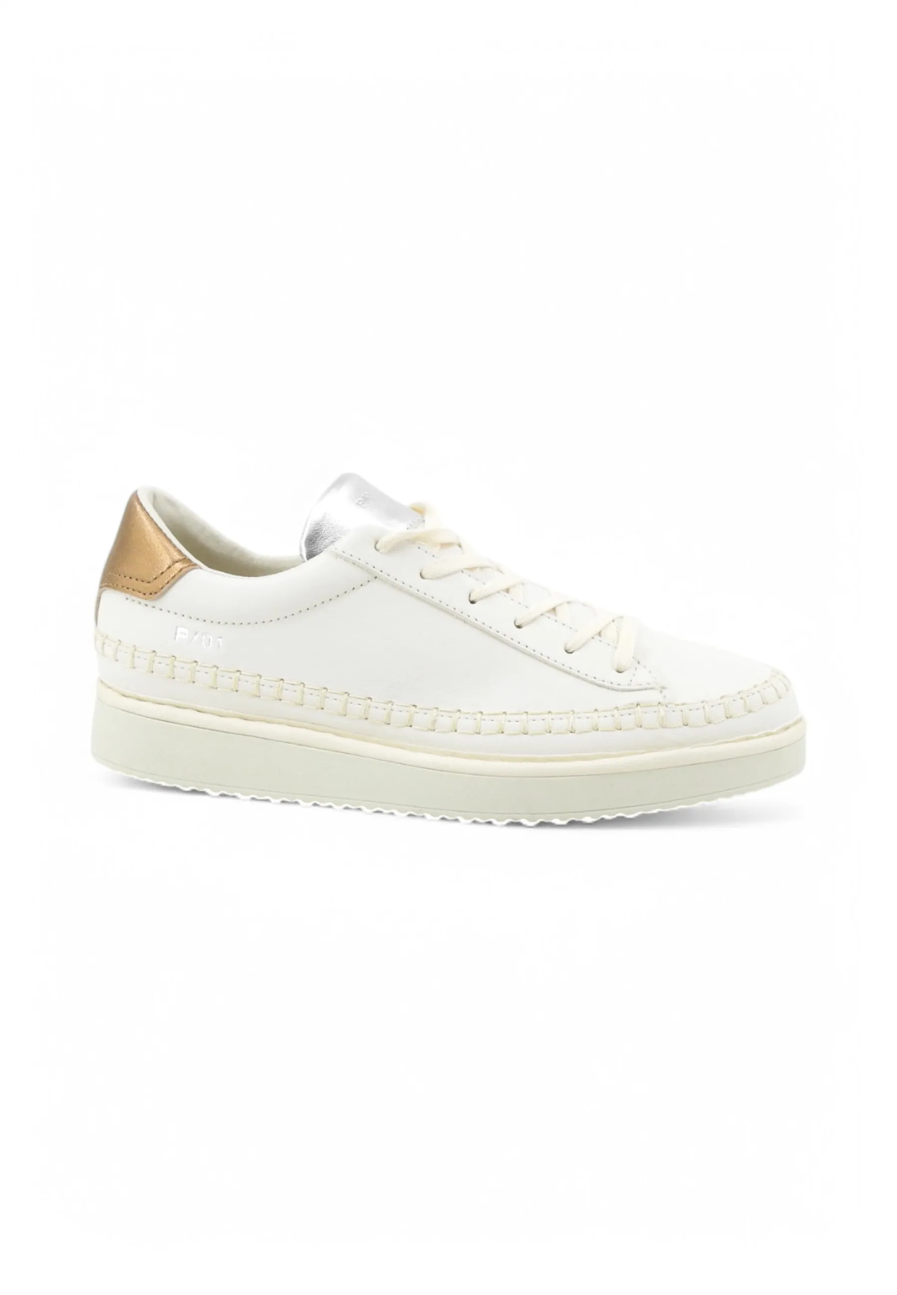PAN CHIC Sneakers Donna Bianco Oro Argento P01W019-01533053-PE25
