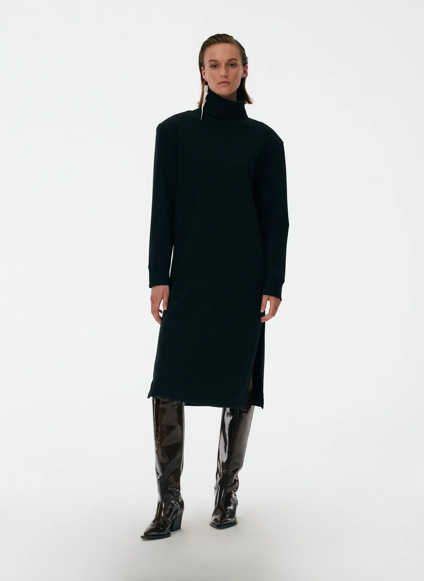 Punto Milano Turtleneck T-Shirt Dress