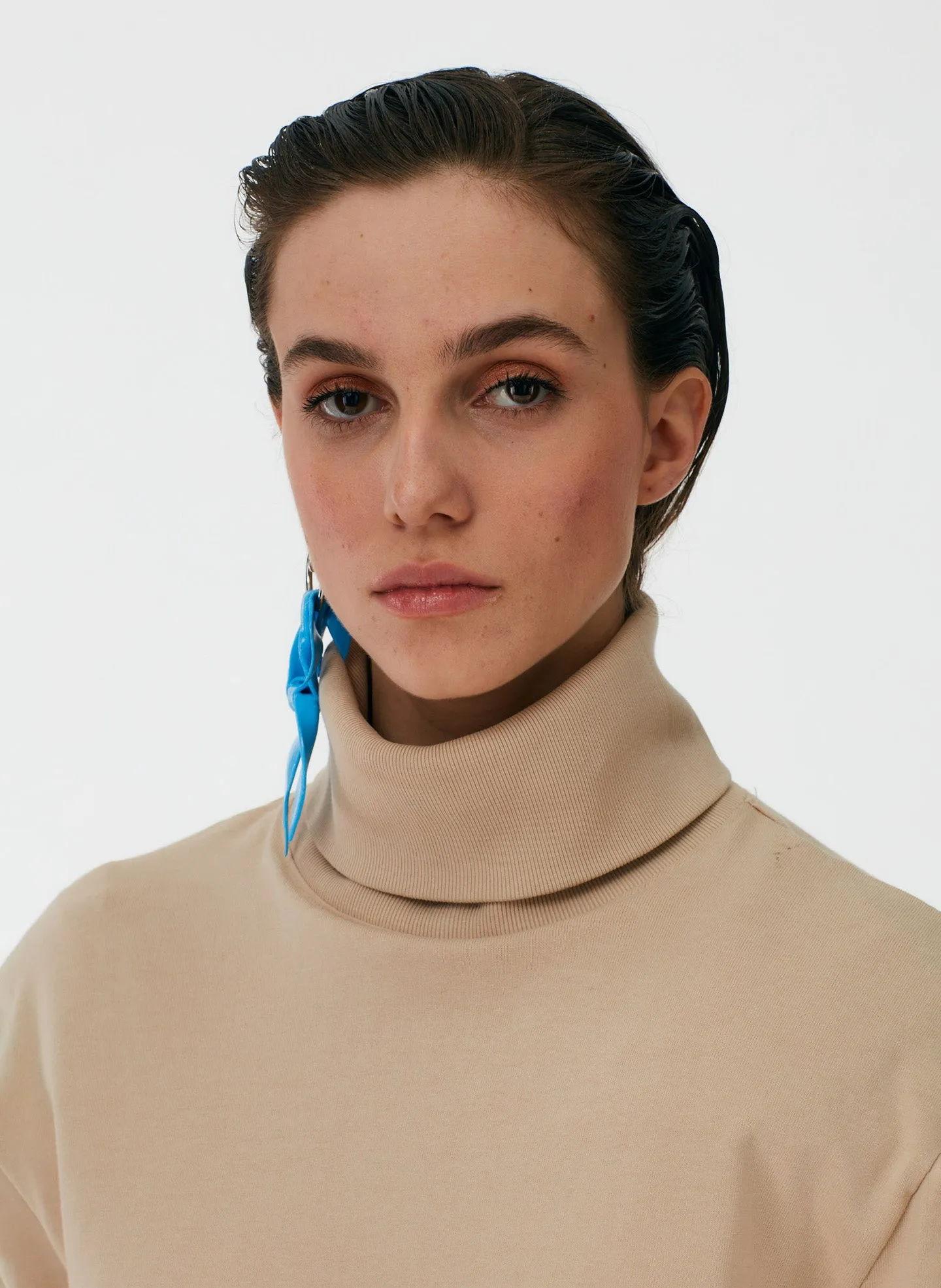 Punto Milano Turtleneck T-Shirt Dress