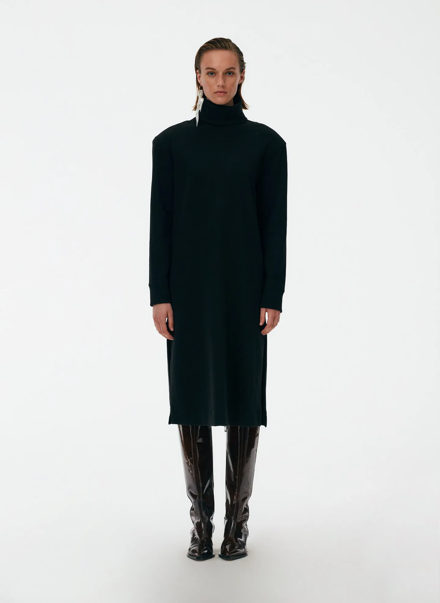 Punto Milano Turtleneck T-Shirt Dress