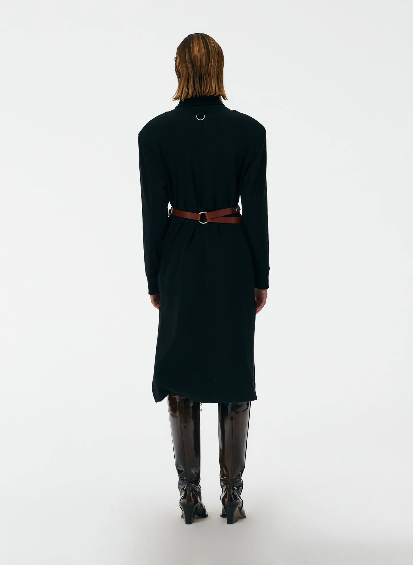 Punto Milano Turtleneck T-Shirt Dress