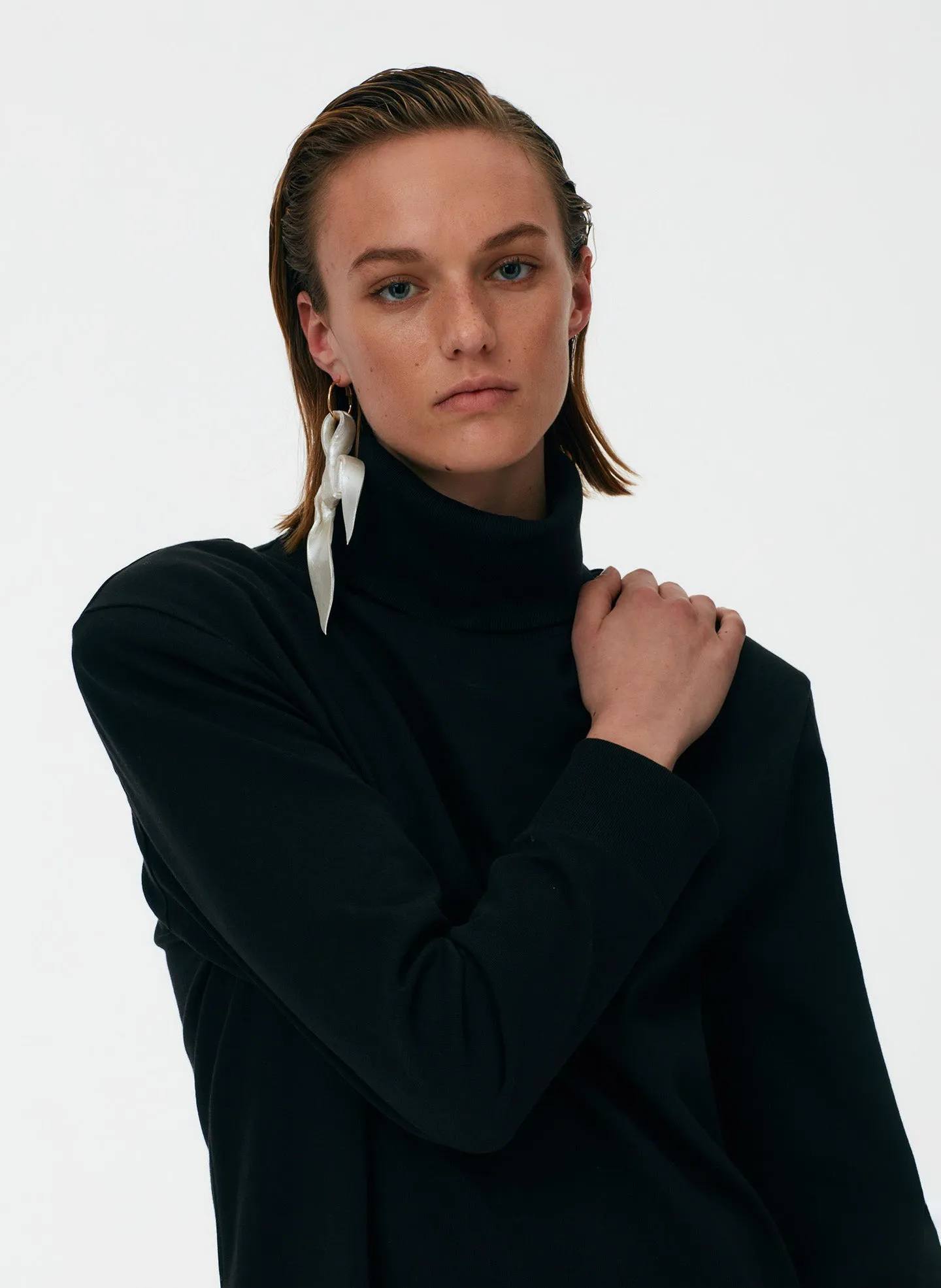 Punto Milano Turtleneck T-Shirt Dress