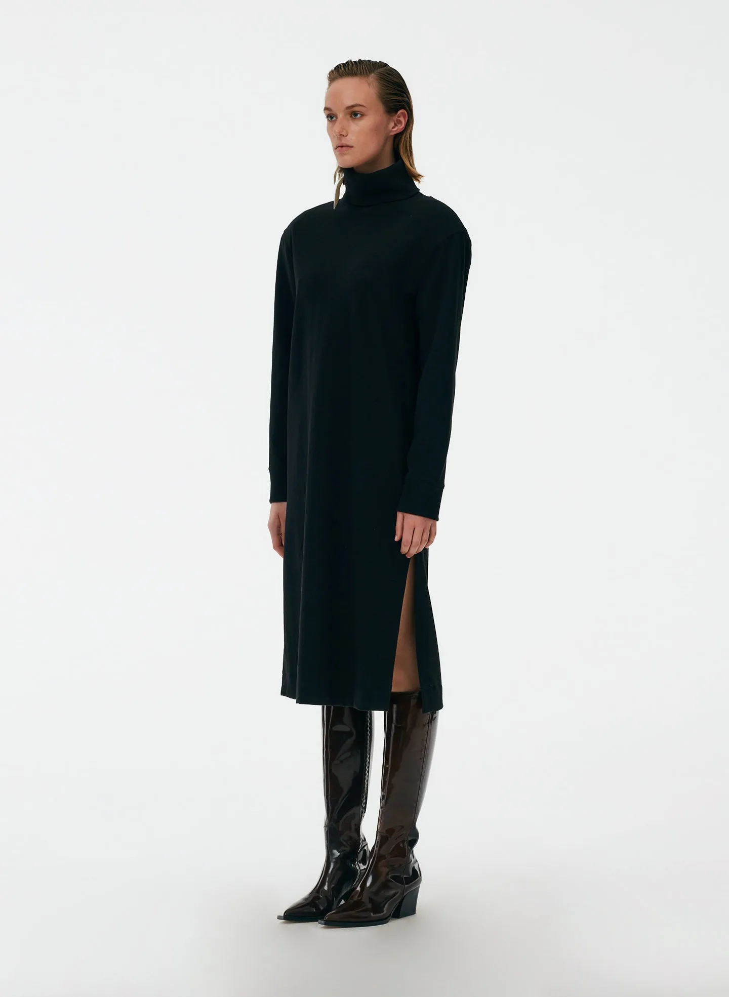 Punto Milano Turtleneck T-Shirt Dress