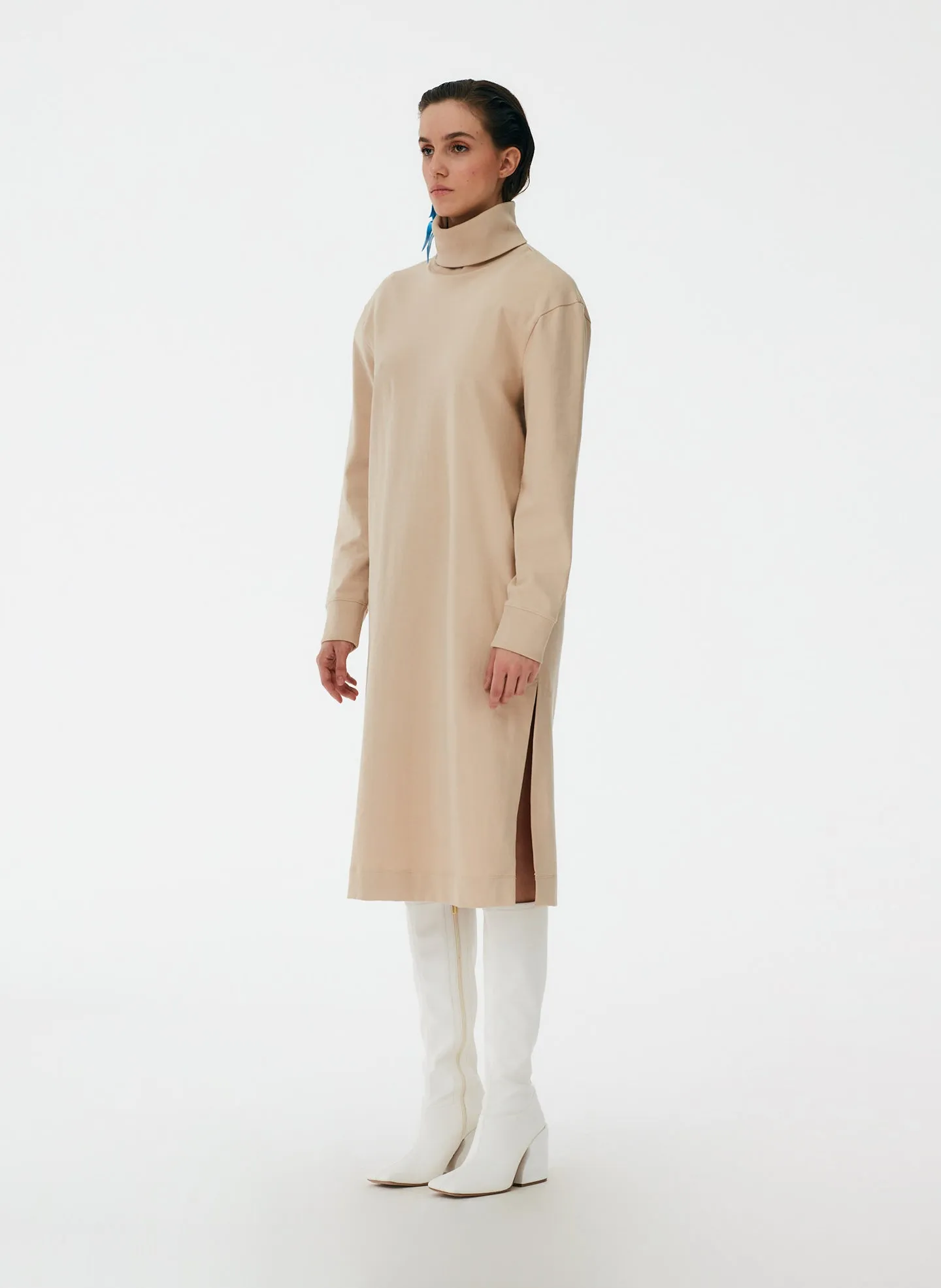 Punto Milano Turtleneck T-Shirt Dress