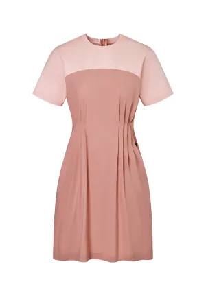 Santorini T-Shirt Maxi Dress with Pleated Waist