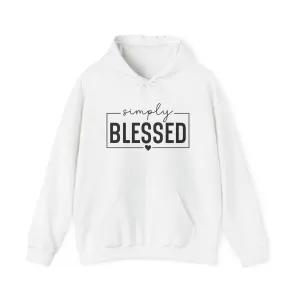 Simply Blessed Hoodie - Unisex Heavy Blend Sweatshirt for Everyday Comfort