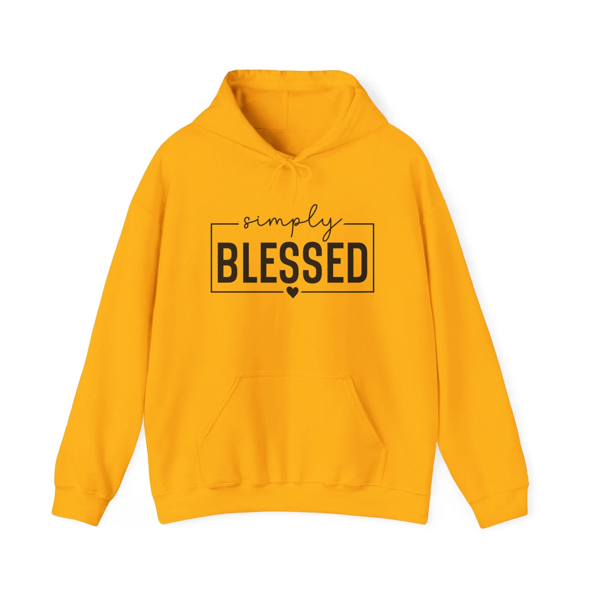 Simply Blessed Hoodie - Unisex Heavy Blend Sweatshirt for Everyday Comfort