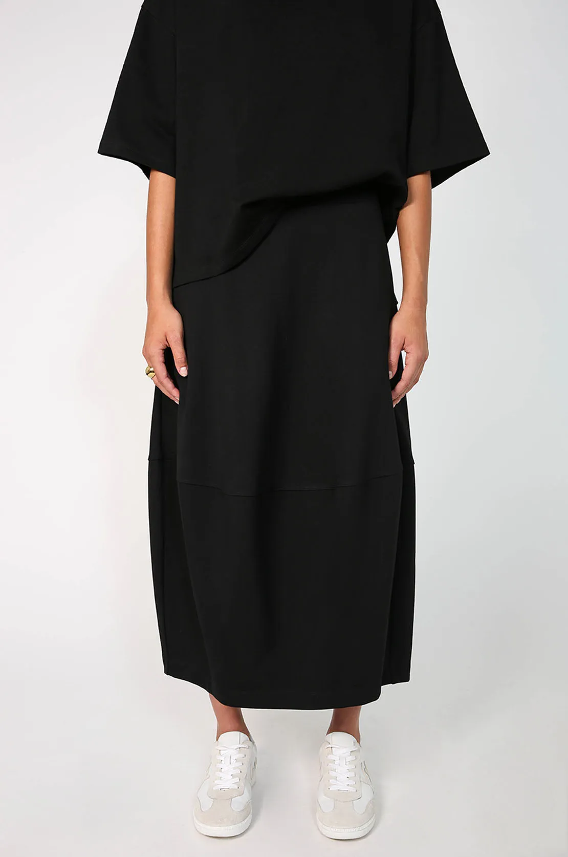 spin skirt / black