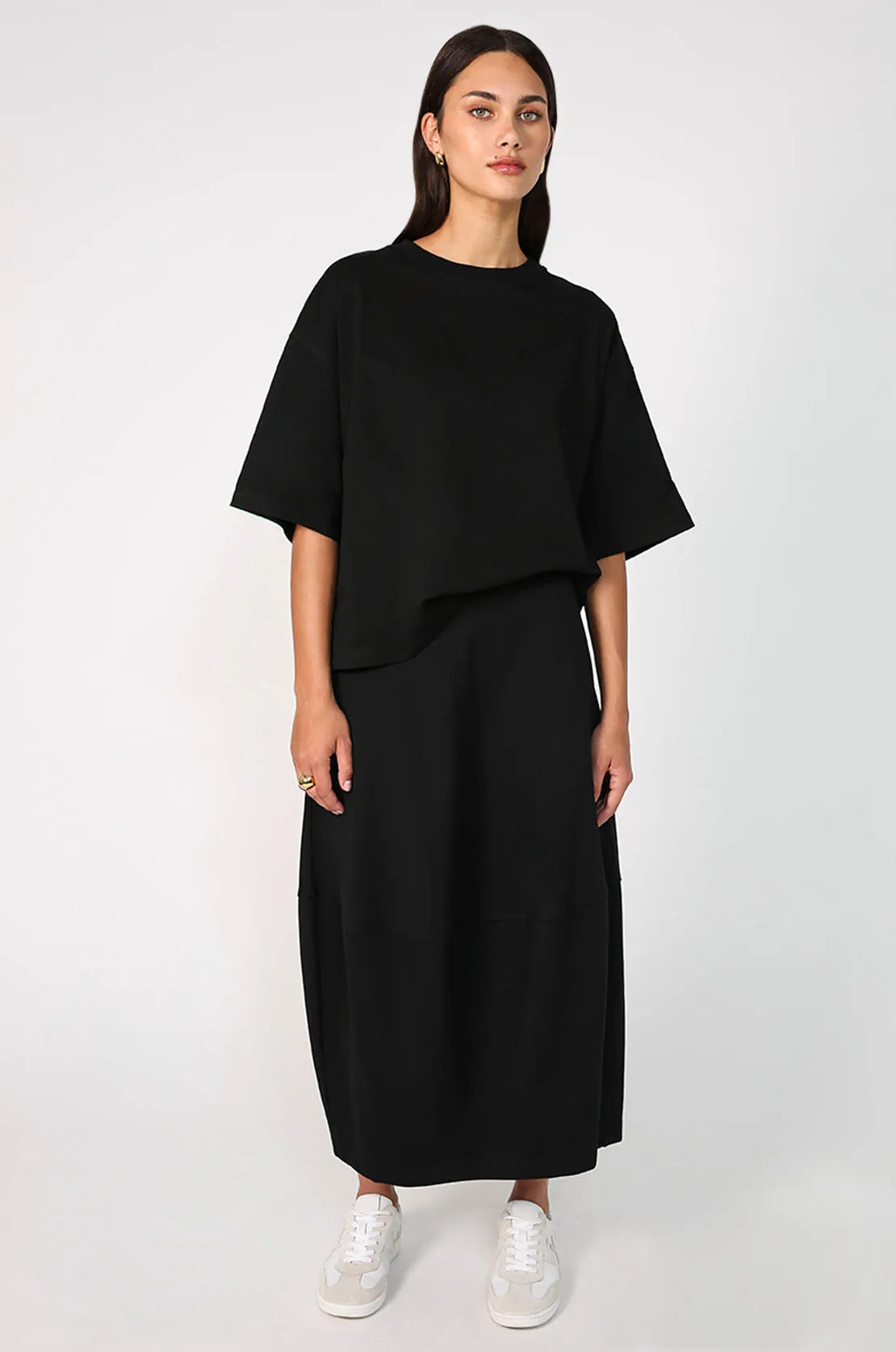spin skirt / black