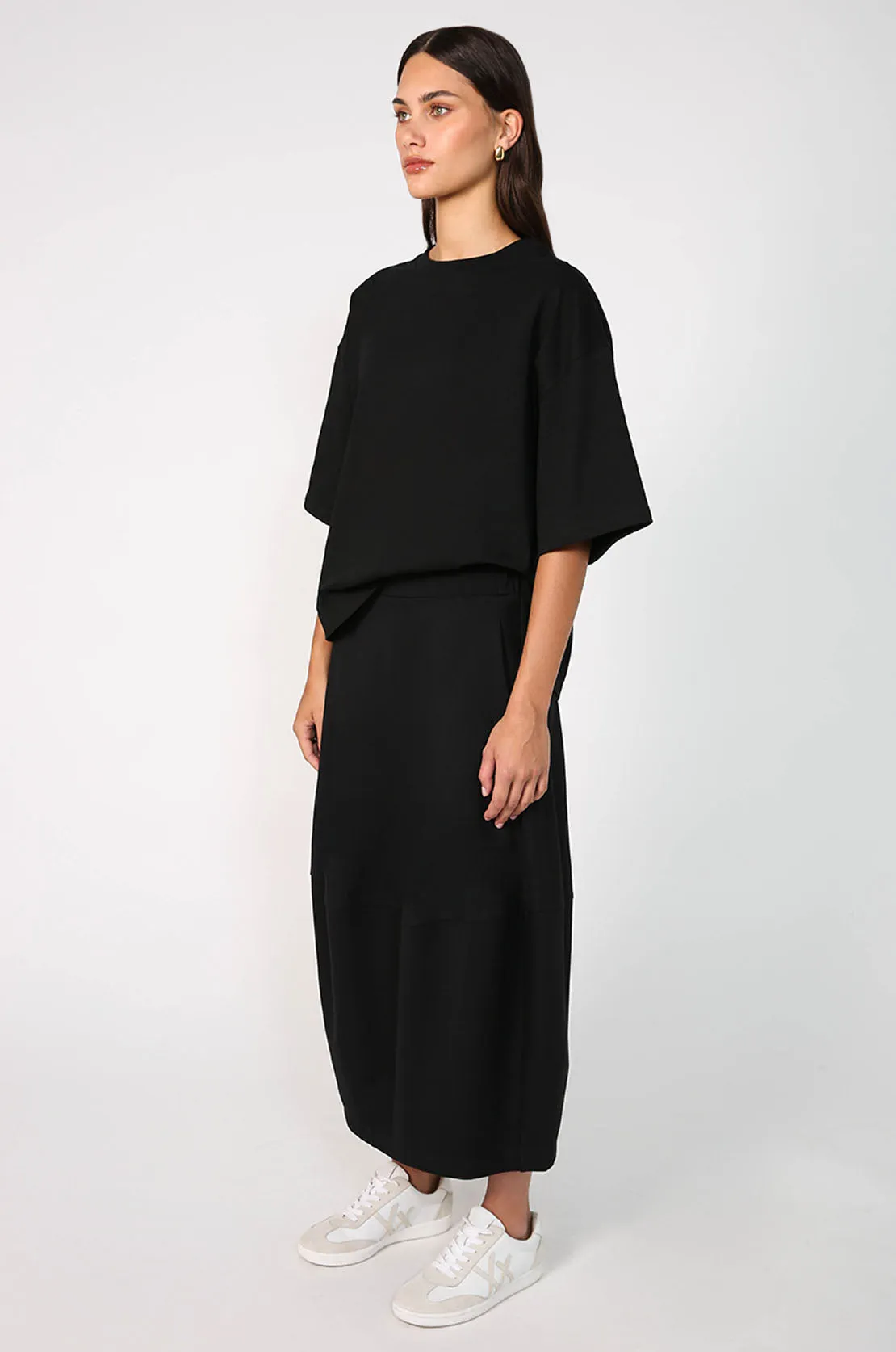 spin skirt / black