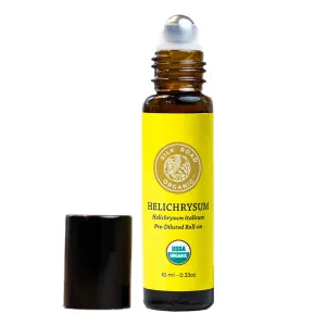 USDA Organic HELICHRYSUM Essential Oil Roll-on