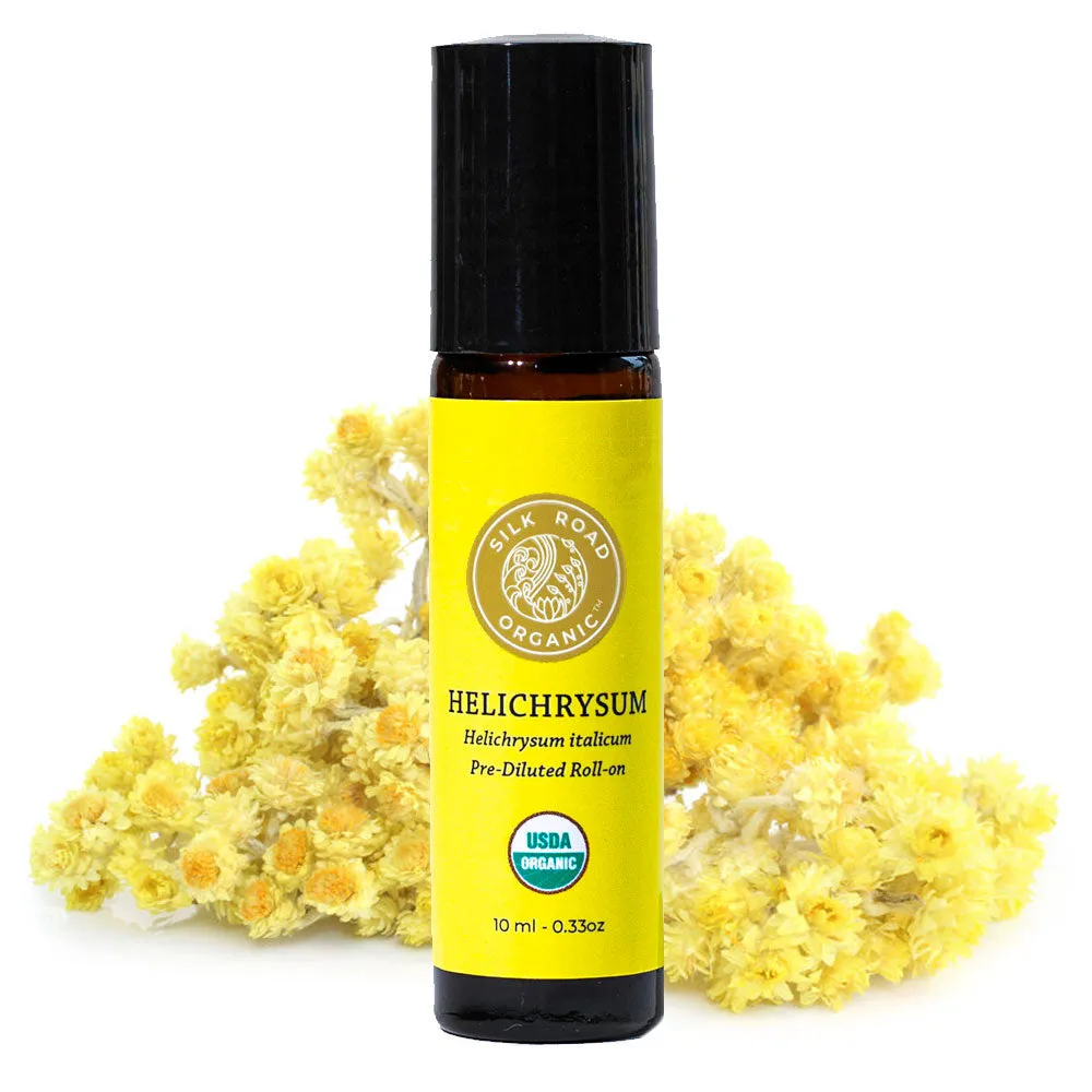 USDA Organic HELICHRYSUM Essential Oil Roll-on