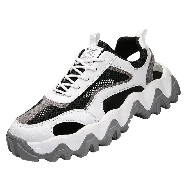 White Techwear Sandals
