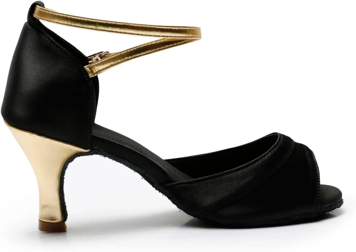 Women's Latin Shoe Girls Open Toe Ballroom Dance Shoes Comfortable Waltz Salsa Performance Dancing Sandals